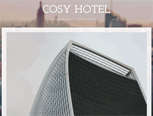 Tablet Screenshot of cosyhotel.com.np